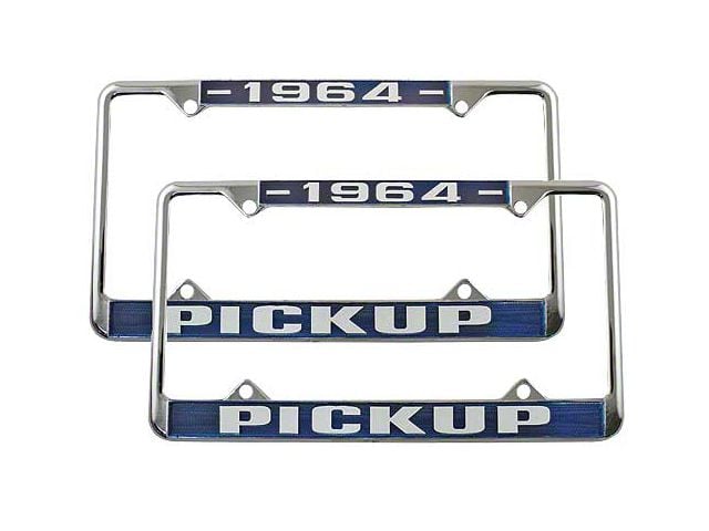 Ford Pickup Truck License Plate Frames - 1964 Pickup