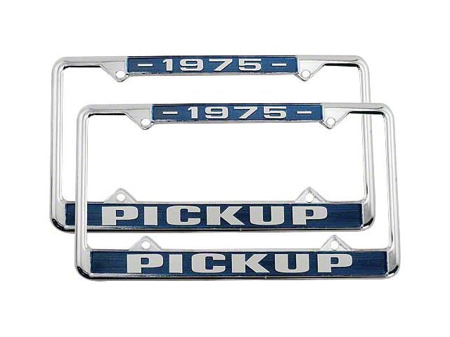 Ford Pickup Truck License Plate Frames - 1975 Pickup