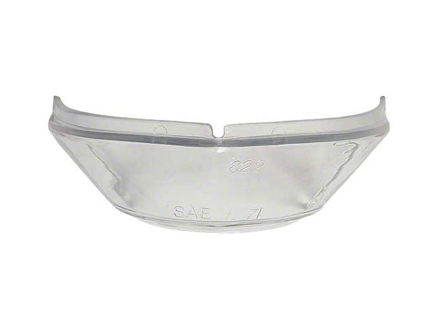 Ford Pickup Truck License Plate Light Lens Glass - Fits Into Shield - Badge Type Tail Light Bucket - F100