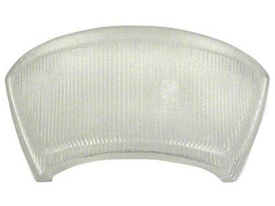 Tail Light White License Lens (Also 1933-1936 Passenger)