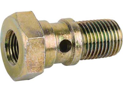 Ford Pickup Truck Master Cylinder Inlet Bolt - With Squirt Hole - F1, F100, F2, F250, F3 & F350 (Also Passenger)