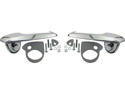 Ford Pickup Truck Outside Door Handle Set - Average Quality- Right & Left