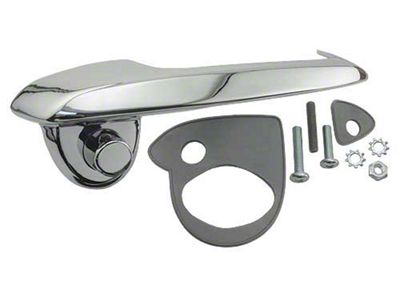 Ford Pickup Truck Outside Door Handle - Top Quality Chrome - Right
