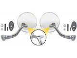 Ford Pickup Truck Outside Rearview Mirror Assemblies - Round Head - Left & Right