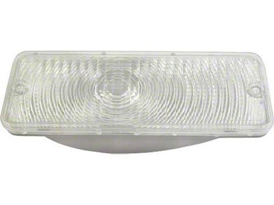 Ford Pickup Truck Parking Light Lens & Body - Clear With Ford Script - F100 Thru F350 Before Serial C50,000