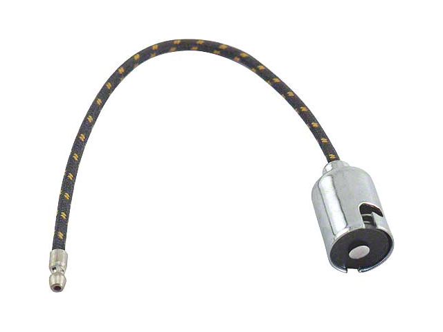 Ford Pickup Truck Parking Light Wire - 1 Wire - Black With Yellow - 8 Long