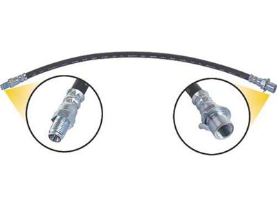 OPR 1948-1956 Ford Pickup Truck Rear Brake Hose - 18-1/4 Long - F2, F3, F250 & F350 (Also 1942-1947 Commercial)