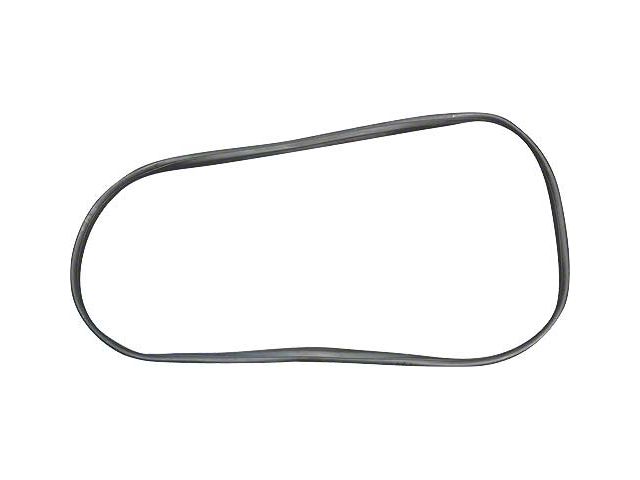 Ford Pickup Truck Rear Window Seal - Grooved For Chrome - Ranger With Stationary Rear Window