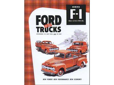 1952 Ford Truck Sales Brochure