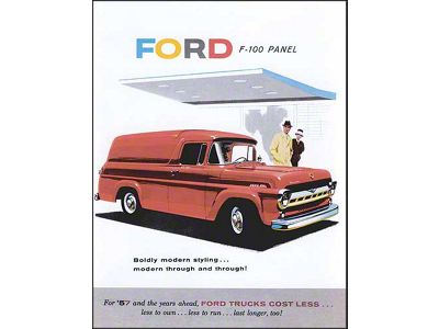 1957 F-100, F-250, F-350 Truck Sales Foldout