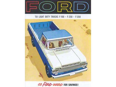 1959 F-100, F-250, F-350 Truck Sales Brochure