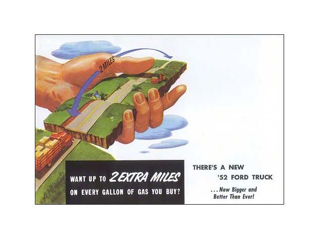 1952 Ford Truck Sales Foldout