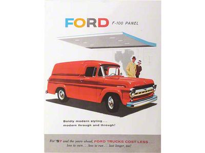 1957 Ford Car Color Sales Brochure