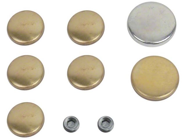 Ford Pickup Truck Soft Plug Set - Brass - 240 6 Cylinder