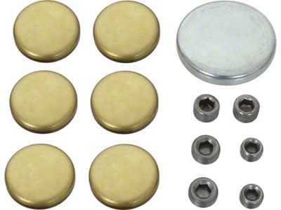 Ford Pickup Truck Soft Plug Set - Brass - 460 V8