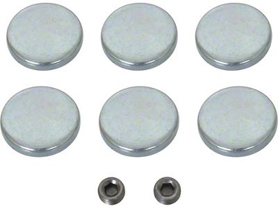 Ford Pickup Truck Soft Plug Set - Steel - 223 Or 262 6 Cylinder