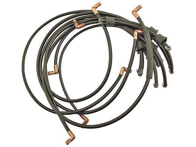 Ford Pickup Truck Spark Plug Wire Set - Reproduction - Black - V8