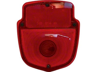 Ford Pickup Truck Tail Light Assembly - Flareside Pickup - Shield Type - Polished Stainless Steel Housing - Right