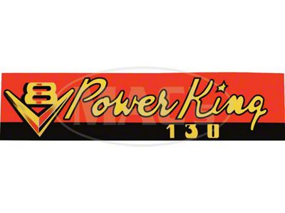 Ford Pickup Truck Valve Cover Decals - Power King