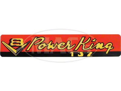 Ford Pickup Truck Valve Cover Decals - Power King V8