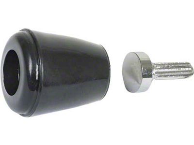 Ford Pickup Truck Window Crank Knob - Black - F1 Thru F8