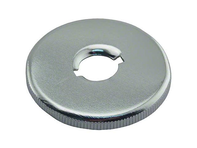 Ford Pickup Truck Windshield Washer Bag Cap - Aluminum - Twist-Off Type With Hole In Center For Hose