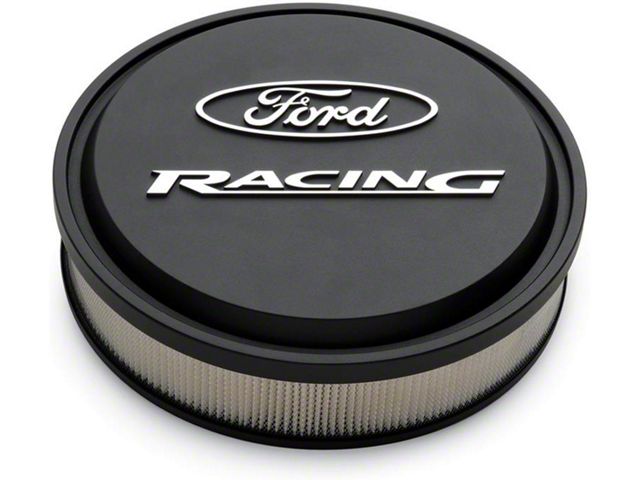 Ford Racing Slant-Edge Air Cleaner Assembly with Black Crinkle Finish