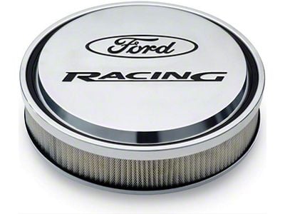 Ford Racing Slant-Edge Air Cleaner Assembly with Polished Finish