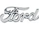 Ford Script Emblem - Chrome