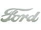 Ford Script Emblem - Chrome Plated - 3-5/8 High X 7-7/8 Long