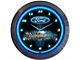 Ford Thunderbird Clock, Blue Neon, Powered By Ford Design