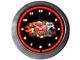 Ford Thunderbird Clock, Red Neon, Ford Fueled By Passion Design