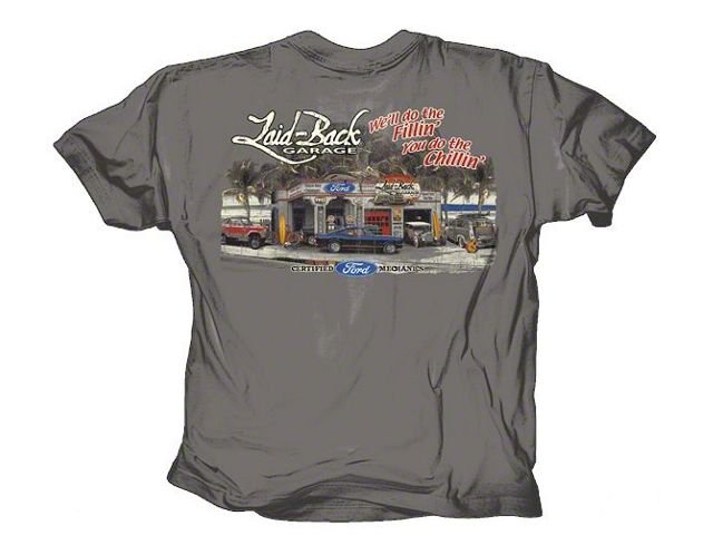 Ford Thunderbird Dream Garage T-Shirt, Gray