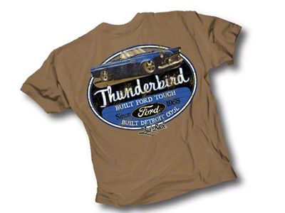 Ford Thunderbird Laid Back Bridger Chill T-Shirt, Chocolate