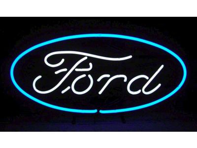 Ford Thunderbird Neon Sign, Ford Classic Oval Design