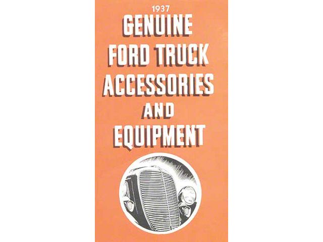 1937 Ford Truck Color Accessory Brochure