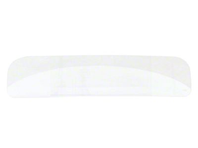 Back Glass; Clear (51-52 F1, F2)