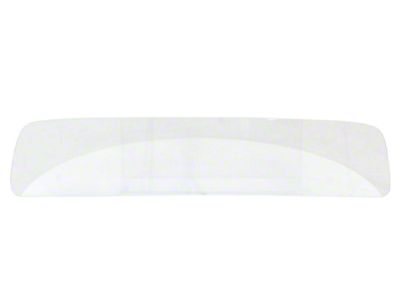 Back Glass; Clear (53-56 F-100, F-250 w/ Small Flat Rear Window)
