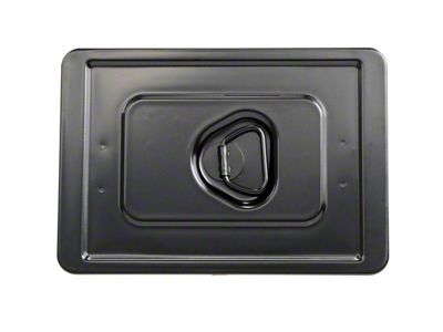 Battery Hole Cover; Locking (53-55 F-100, F-250)