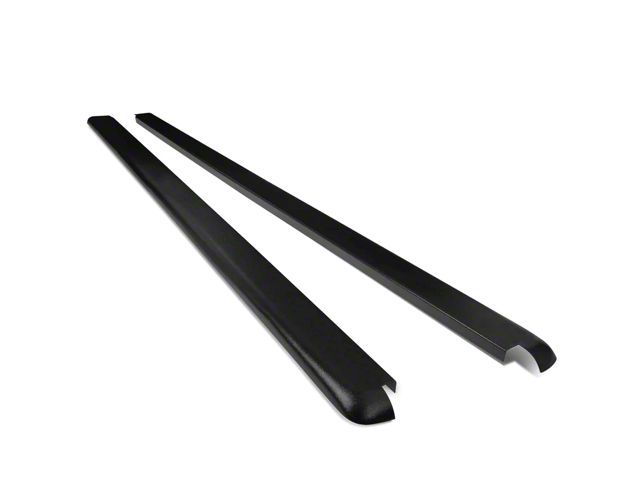 Bed Rail Caps; Textured Black (80-86 F-100/F-150 Styleside w/ 6-1/2-Foot Bed)