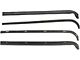 Ford Pickup Truck Belt Weatherstrip Kit - From Serial K40,001 - 4 Pieces - Right & Left Inner/Outer Mounting Clips Are Preinstalled