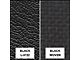 Ford Pickup Truck Bench Seat Cover Set - Ford F250 XLT Ranger - Black Corinthian Grain Vinyl With Ebony Woven Cloth Inserts