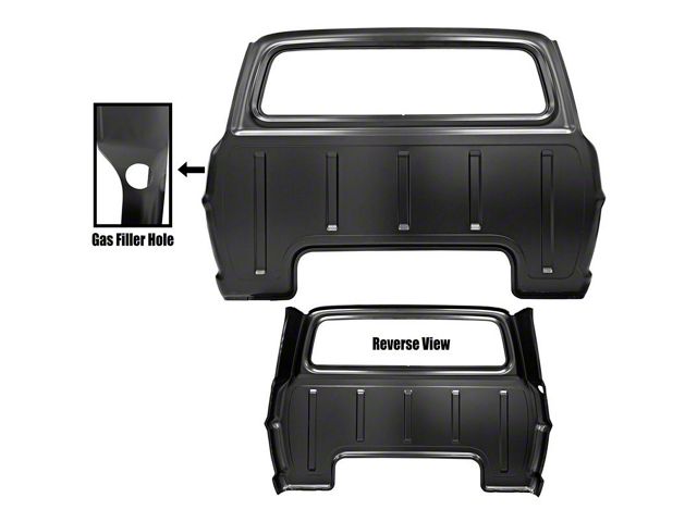 Cab Rear Panel Ecklers Cab Back Panel; Outer (67-72 F-100, F-250, F-350)