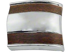 Pickup Truck Cab Corner Moulding - 3-5/8 Wide - With Wood Grain Vinyl Stripes - Right Or Left - Ranger (70-72 F-100; 70-72 F-250; 70-72 F-350)