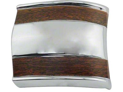Ford Pickup Truck Cab Corner Moulding - 3-5/8 Wide - With Wood Grain Vinyl Stripes - Right Or Left - F100 & F250 Ranger