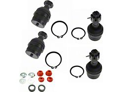 Front Upper and Lower Ball Joint Set with Radius Arm Bushings (87-96 4WD F-150, F-250)