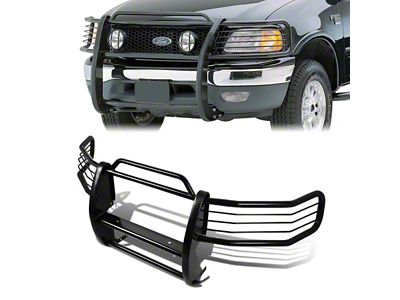 Grille Guard; Black (97-98 F-250)