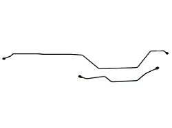 Housing Brake Lines; 3/16-Inch; OE Steel (67-70 2WD F-100 Regular Cab w/ Short Bed & Power Drum Brakes)
