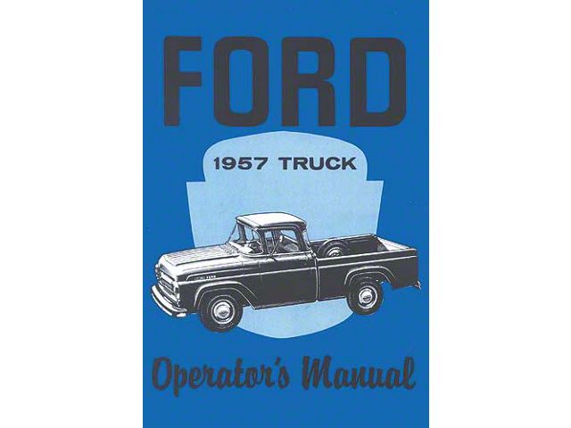 Ford Truck Operator's Manual - 49 Pages