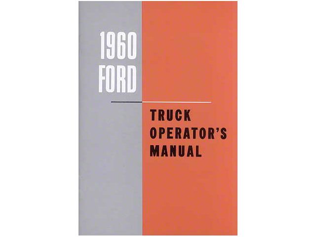 Ford Truck Operator's Manual - 56 Pages